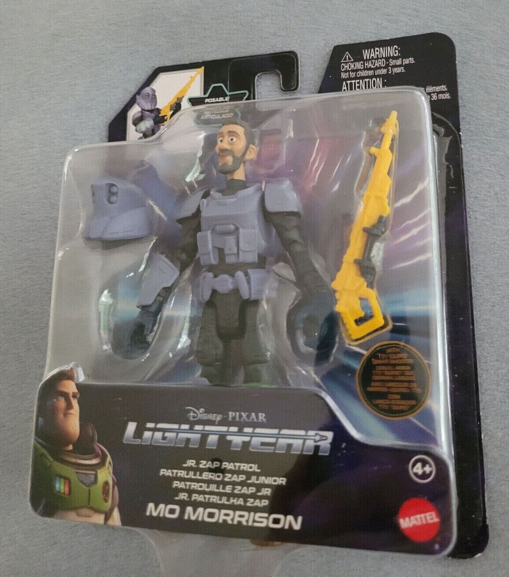 DISNEY PIXAR Lightyear Jr Zap Patrol Mo Morrison Authentic Action Figure-NEW!